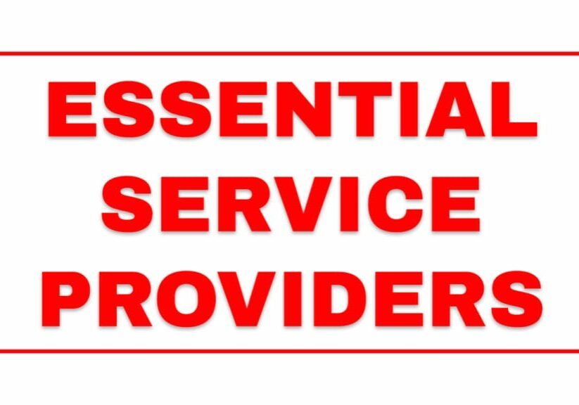 Essential Service Providers